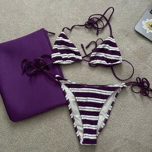 Triangl Terry Bikini Set